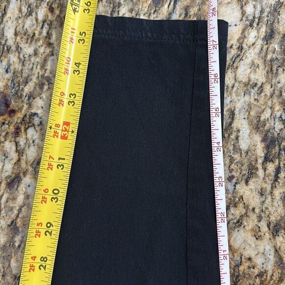 Lilly Pulitzer Slim Fit Cotton Blend Elastic Waist Pants In Black Size 6 - Picture 8 of 9